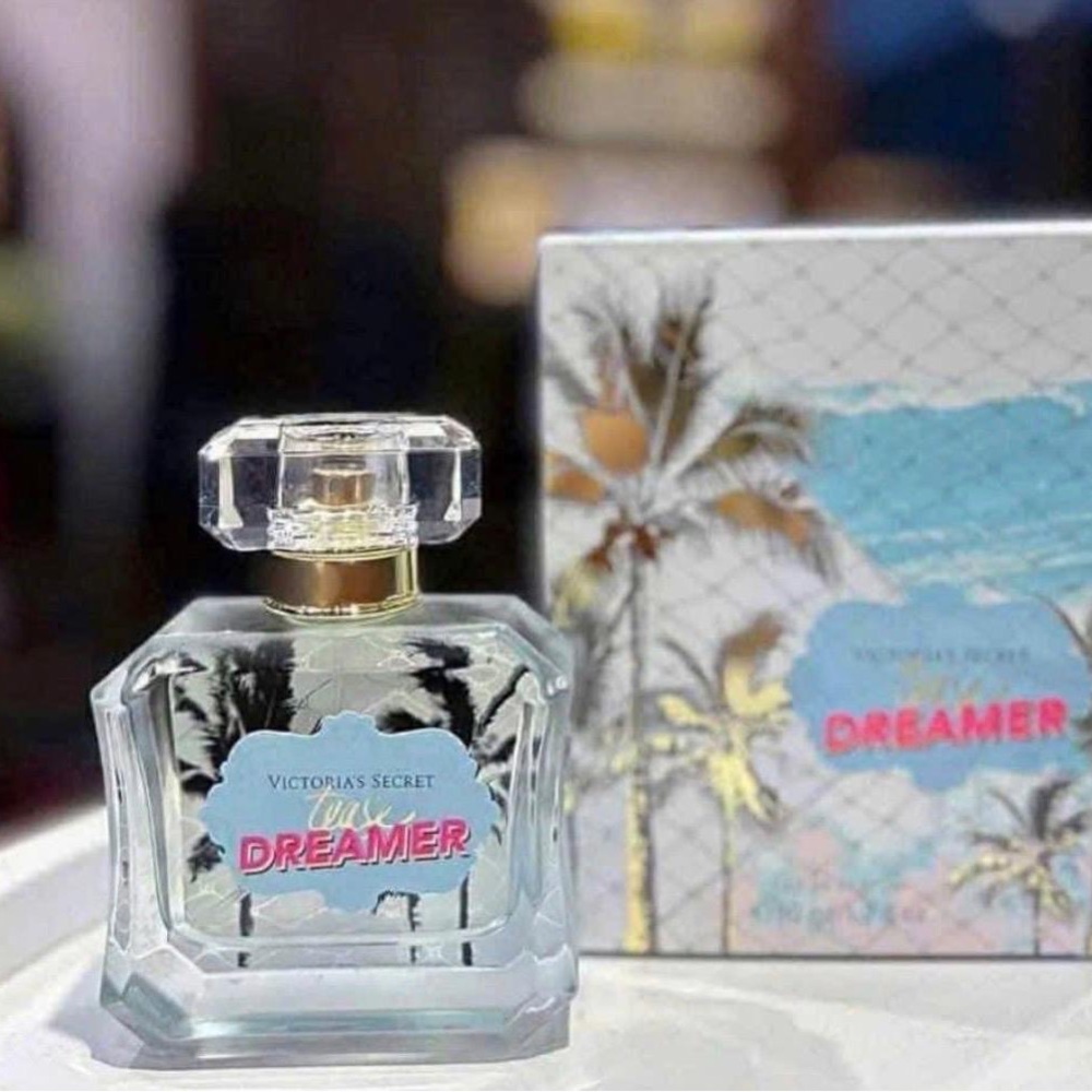 Victoria's Secret Dreamer Eau de Parfum - Light Blue, Pink & Gold Accents
